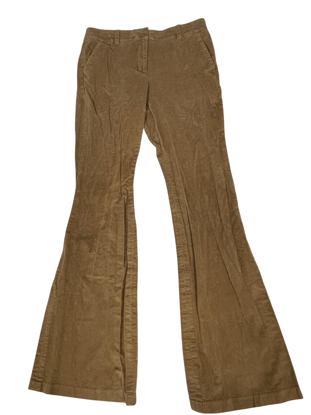 Michael Kors Dress Pants Womens 8 Brown Corduroy Flare Stretch (Fits 32x33)